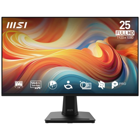 MSI PRO MP251 E14L 25" IPS 1920x1080 Full HD Monitor - Stunning Clarity & 144Hz Refresh Rate for Ultimate Performance!